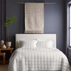 New! Quince Full/Queen Bamboo Box Quilt, No Shams